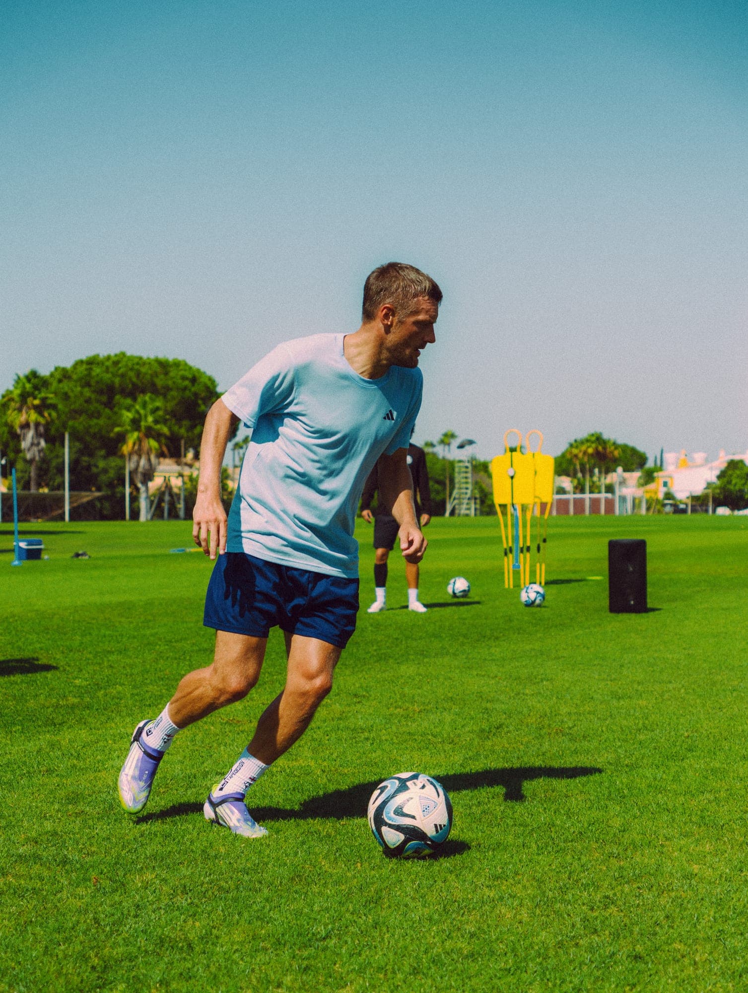 Footballer during Apex Football Performance training session
