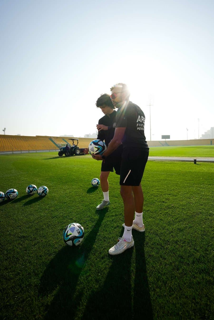 Apex Football Performance training session in Algarve, Portugal